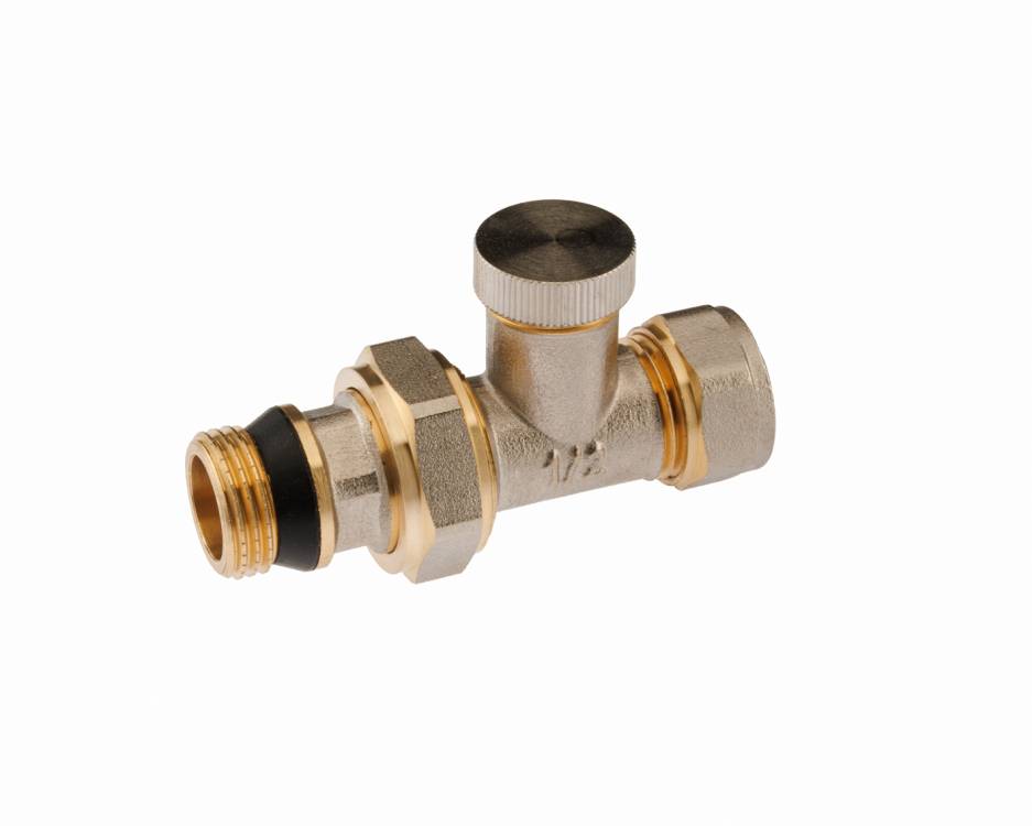 Obrázek k výrobku 3838 - Uzaviratelní šroubení 1/2"přimé s přop.na Al-Pex t